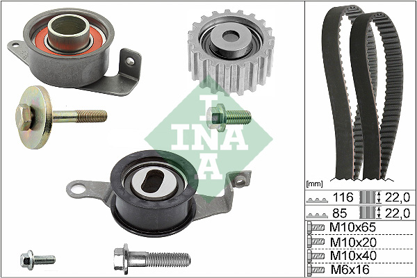 INA 530 0010 10 Комплект ремня ГРМ