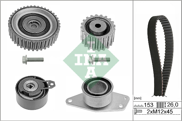 INA 530 0194 10 Комплект ремня ГРМ