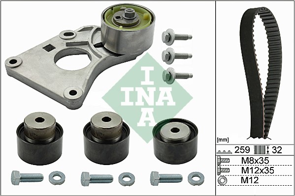 INA 530 0259 10 Комплект ремня ГРМ