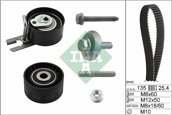 INA 530 0369 10 Комплект ремня ГРМ