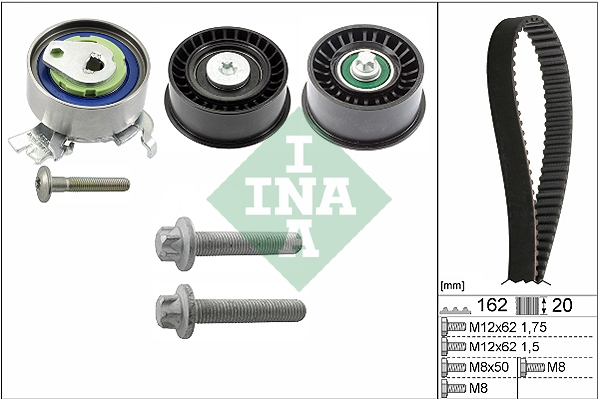 INA 530 0441 10 Комплект ремня ГРМ