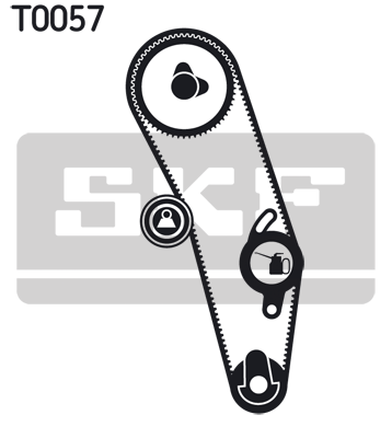 SKF VKMA 01020 Комплект ремня ГРМ