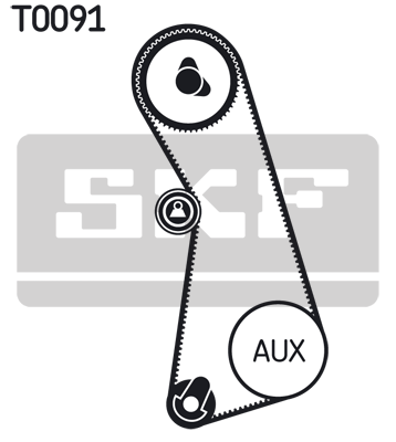 SKF VKMA 01001 Комплект ремня ГРМ