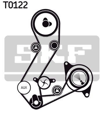 SKF VKMA 04107 Комплект ремня ГРМ