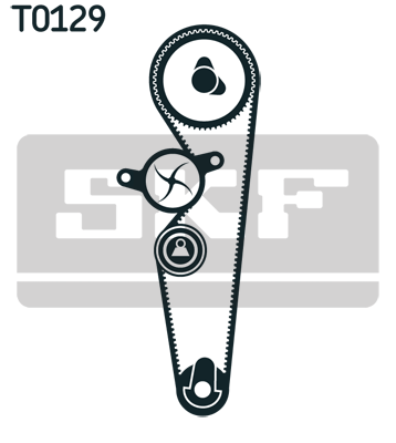 SKF VKMA 02215 Комплект ремня ГРМ