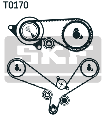 SKF VKMA 01152 Комплект ремня ГРМ