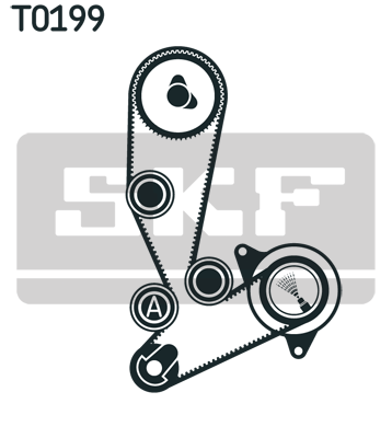 SKF VKMA 02390 Комплект ремня ГРМ