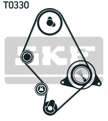 SKF VKMA 91124 Комплект ремня ГРМ