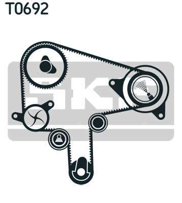 SKF VKMC 94920-1 Водяной насос + комплект зубчатого ремня