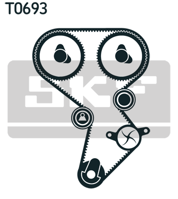 SKF VKMA 95624 Комплект ремня ГРМ