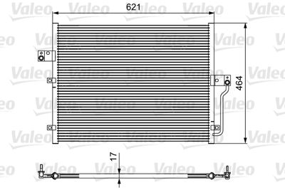 814441 VALEO Конденсатор, кондиционер