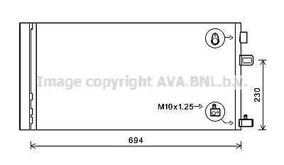 RT5618D AVA QUALITY COOLING Конденсатор, кондиционер