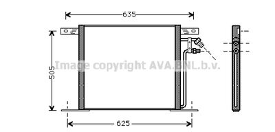 MS5220 AVA QUALITY COOLING Конденсатор, кондиционер