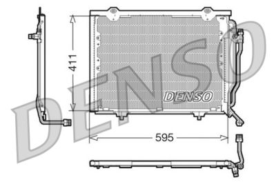 DCN17016 DENSO Конденсатор, кондиционер