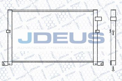 712M23 JDEUS Конденсатор, кондиционер