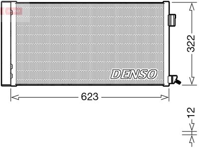 DCN11010 DENSO Конденсатор, кондиционер