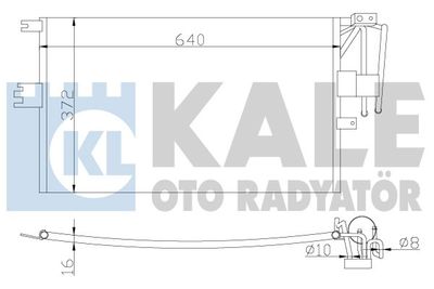 382300 KALE OTO RADYATÖR Конденсатор, кондиционер