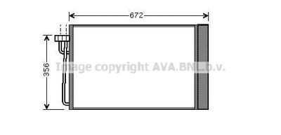 BWA5267D AVA QUALITY COOLING Конденсатор, кондиционер