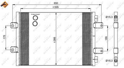 35909 NRF Конденсатор, кондиционер