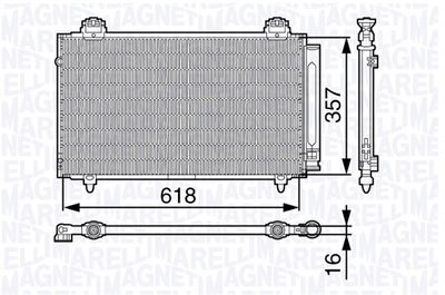 350203675000 MAGNETI MARELLI Конденсатор, кондиционер