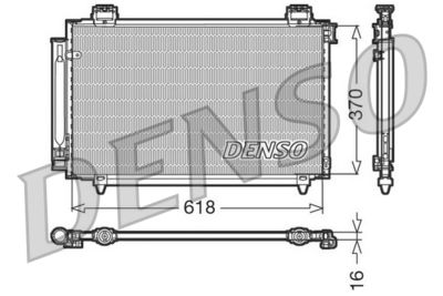 DCN50016 DENSO Конденсатор, кондиционер