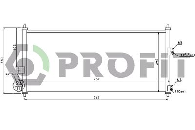 PR1620C1 PROFIT Конденсатор, кондиционер