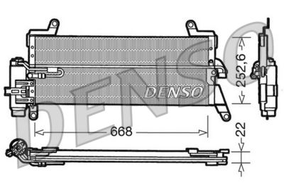 DCN13010 DENSO Конденсатор, кондиционер