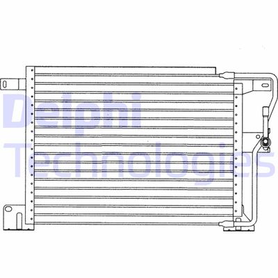 TSP0225207 DELPHI Конденсатор, кондиционер