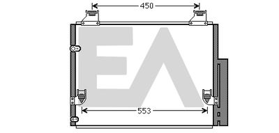 30C71063 EACLIMA Конденсатор, кондиционер