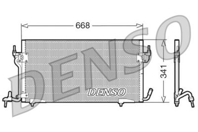 DCN07010 DENSO Конденсатор, кондиционер