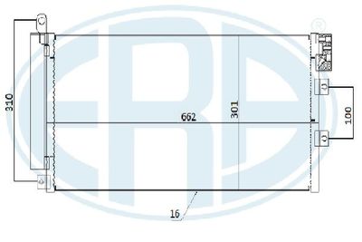 667279 ERA Конденсатор, кондиционер