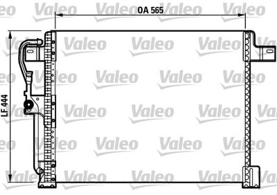 817023 VALEO Конденсатор, кондиционер