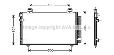 TO5392D AVA QUALITY COOLING Конденсатор, кондиционер