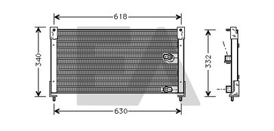 30C05004 EACLIMA Конденсатор, кондиционер