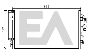 30C07039 EACLIMA Конденсатор, кондиционер