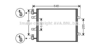 RTA5459 AVA QUALITY COOLING Конденсатор, кондиционер