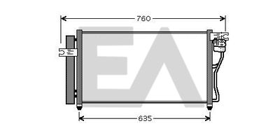 30C28029 EACLIMA Конденсатор, кондиционер