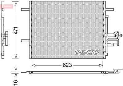 DCN33010 DENSO Конденсатор, кондиционер