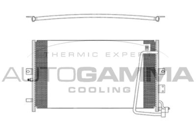 102775 AUTOGAMMA Конденсатор, кондиционер