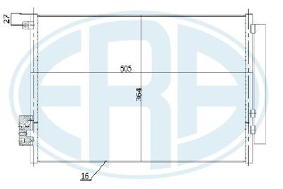 667271 ERA Конденсатор, кондиционер
