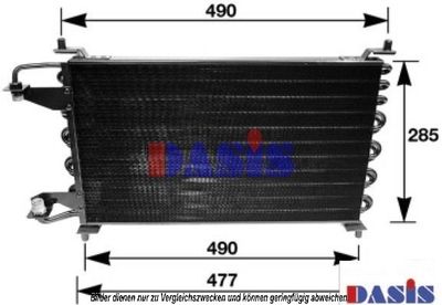 062060N AKS DASIS Конденсатор, кондиционер