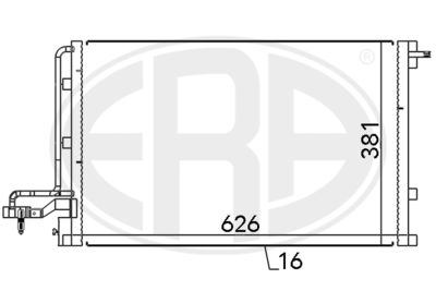 667146 ERA Конденсатор, кондиционер