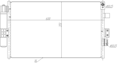 WG2160720 WILMINK GROUP Конденсатор, кондиционер