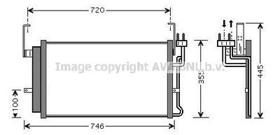 HY5084D AVA QUALITY COOLING Конденсатор, кондиционер