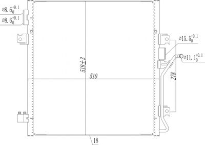 619549 HART Конденсатор, кондиционер