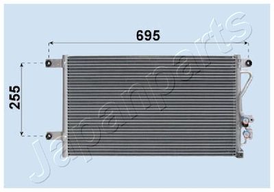 CND163018 JAPANPARTS Конденсатор, кондиционер