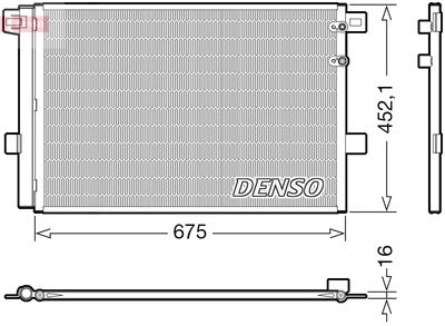 DCN32065 DENSO Конденсатор, кондиционер