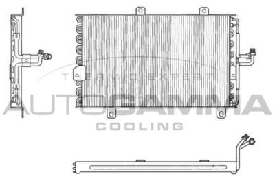 102569 AUTOGAMMA Конденсатор, кондиционер