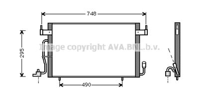 CN5166 AVA QUALITY COOLING Конденсатор, кондиционер