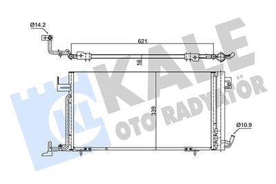 350660 KALE OTO RADYATÖR Конденсатор, кондиционер